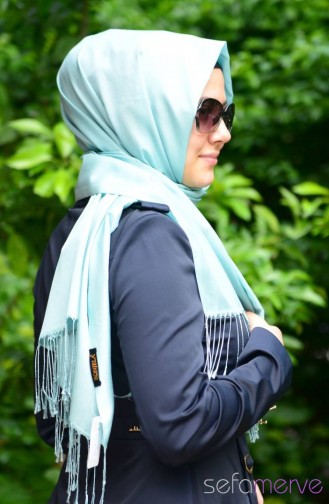 Sefamerve Gulsah Shawl 09 Mint Green 09
