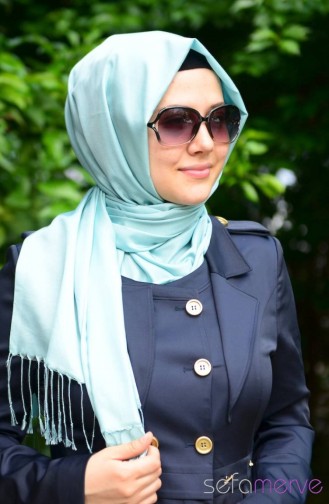 Sefamerve Gulsah Shawl 09 Mint Green 09