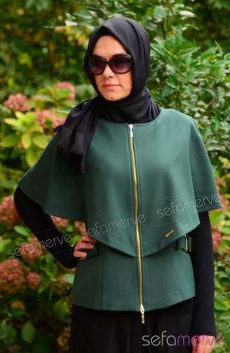 Grün Strickjacke 4283-05