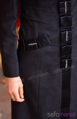Hatunca Abiye Kap 7093A-01 Lacivert