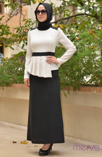 Hatunca Jacket Skirt Team 4136-01 Cream  4136-01