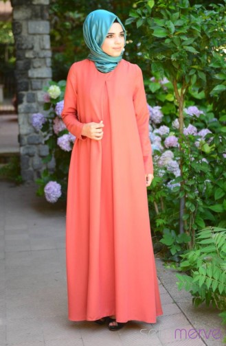 Aybikestil Elbise 7147-05 Somon