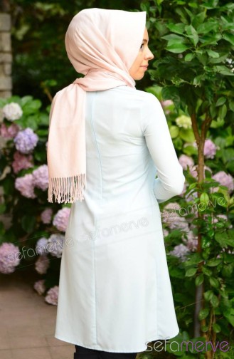 Tesettür Tunik Zernişan 4131-16 Açık Mavi