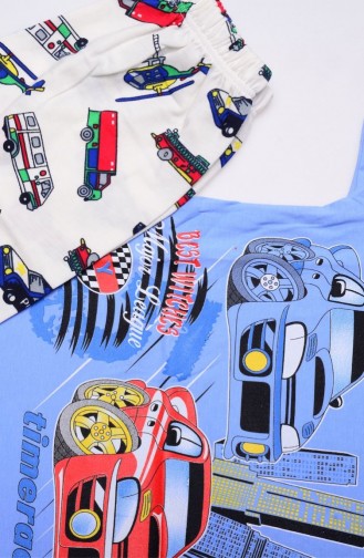Pijama Takımı 0103R-04 Buz Mavi