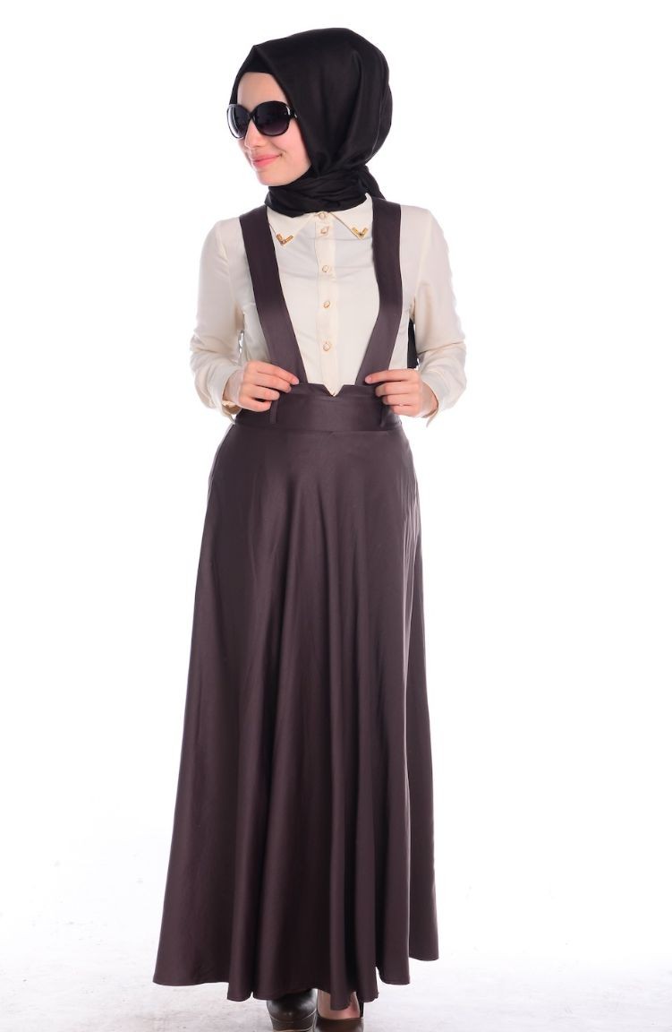 Sefamerve, Brown Skirt 2040-03