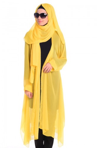 Ayşen Özen Şal Hırka Takım 5024-04 Sarı