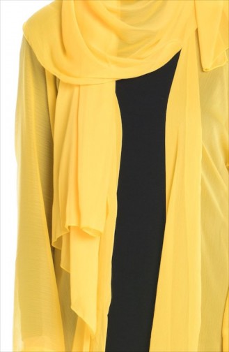 Ayşen Özen Şal Hırka Takım 5024-04 Sarı