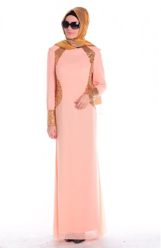ZRF Robe Hijab 0456-05 Saumon 0456-05
