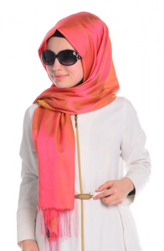 Sefamerve Ayla Şal 02 Sarı Pembe