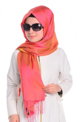 Sefamerve Ayla Şal 02 Sarı Pembe