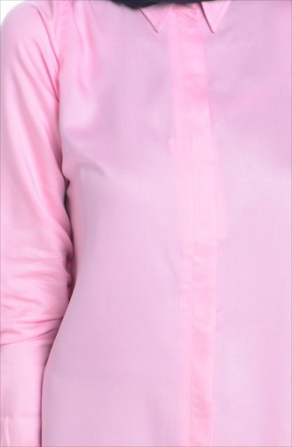Tesettür Tunik All Day 50398-21 Toz Pembe