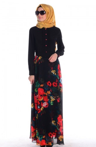 Rot Hijab Kleider 5292-03