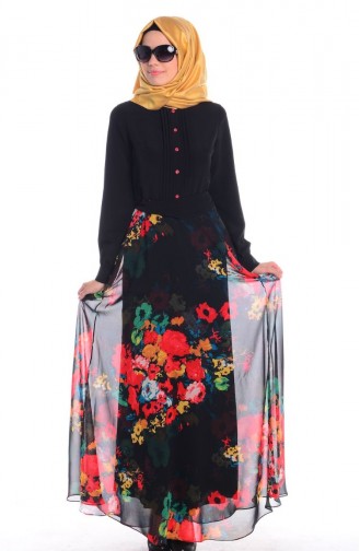 Rot Hijab Kleider 5292-03