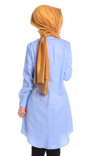 Tunique Hijab WB 4731-02 Bleu Glacé 4731-02