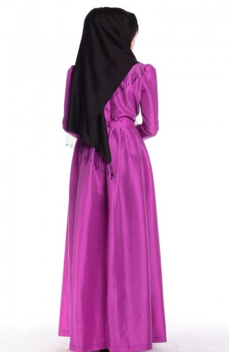 Robe Hijab Şükran 4164-04 Fushia 4164-04