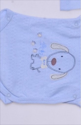 Mother Love Zıbın Body 5373-01 Mavi