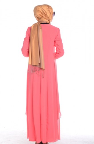 Robe Hijab FY 52221-09 Corail Clair 52221-09