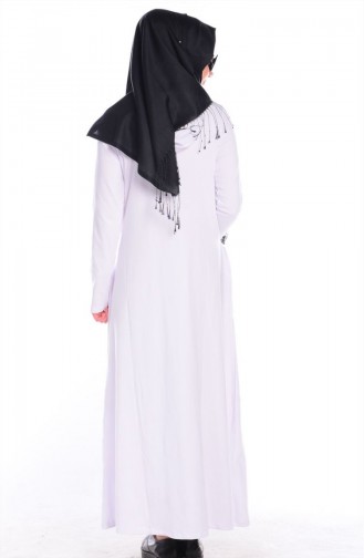 Tesettür Spor Elbise 3967-09 Beyaz