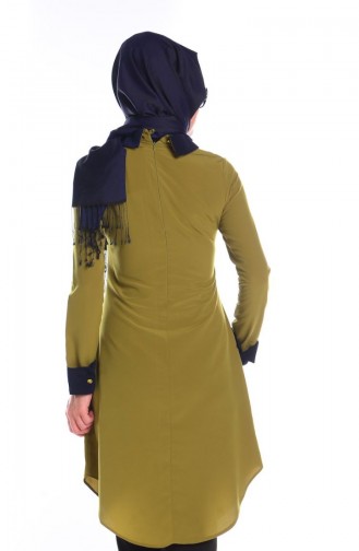 Tesettür Tunik Zernişan 4454-06 Su Yeşili