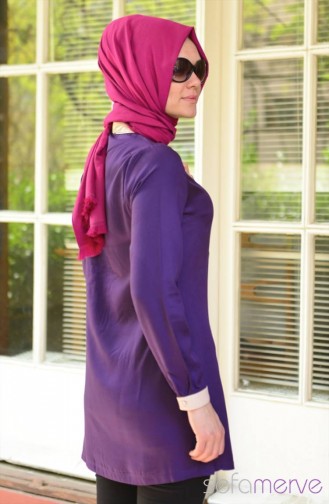 Tunikler All Day 50239-11 Mor Krem