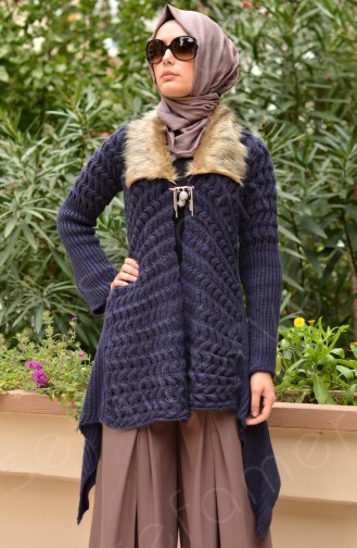 Hırka Tunik 1213-09 Lacivert