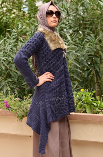 Hırka Tunik 1213-09 Lacivert
