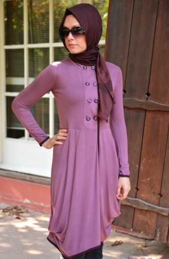 Hırka Tunik A1021-19 Gül Kurusu