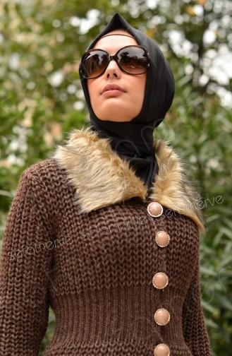Hırka Tunik 1211-05 Kahverengi