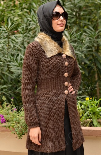 Hırka Tunik 1211-05 Kahverengi