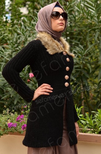 Hırka Tunik 1211-06 Siyah