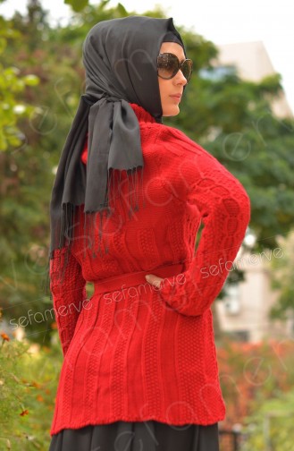 Hırka Tunik T3536-04 Kırmızı