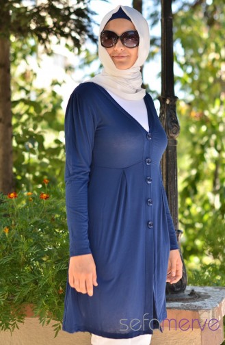 Hırka Tunik 753-13 Lacivert