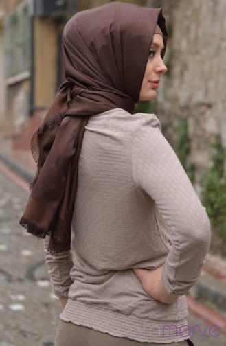 Mevsimlik Penye Tunik 0387-04 Vizon