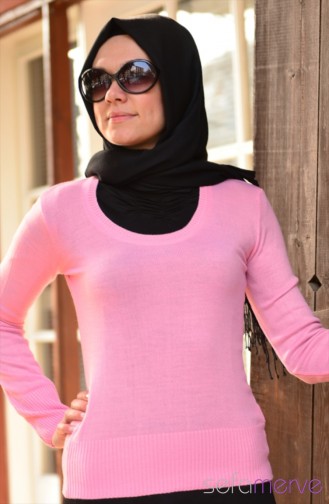 Triko Kazak 8001-07 Pembe