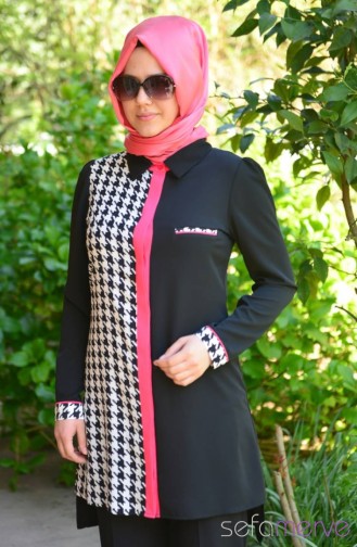 Hijab Tunic 4188-01 Black 4188-01
