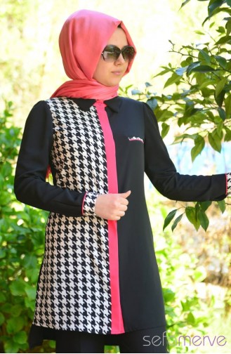 Hijab Tunic 4188-01 Black 4188-01