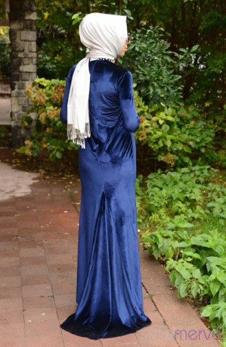Belemir Anne Kız Kombin Elbise 7558-03 Saks