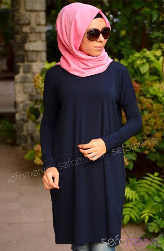 Triko Tunik 3739-07 Lacivert