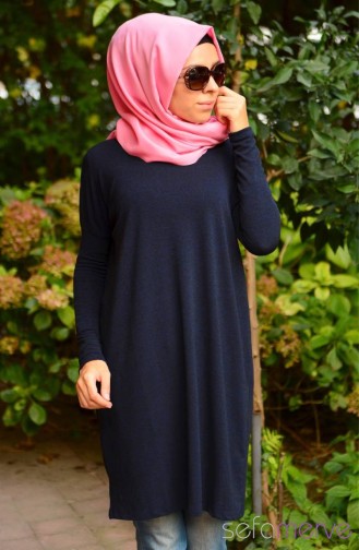 Triko Tunik 3739-07 Lacivert