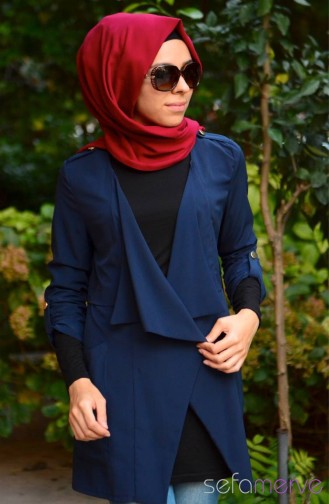 Hırka Tunik Hems 2046-01 Lacivert