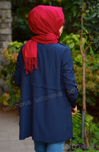 Hırka Tunik Hems 2046-01 Lacivert
