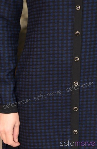 Tesettür Tunik Zernişan 4238-06 İndigo