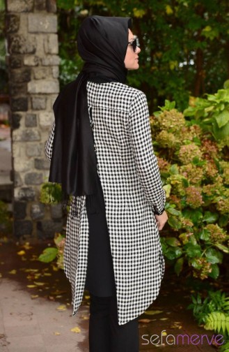 Tesettür Tunik Zernişan 4238-04 Siyah