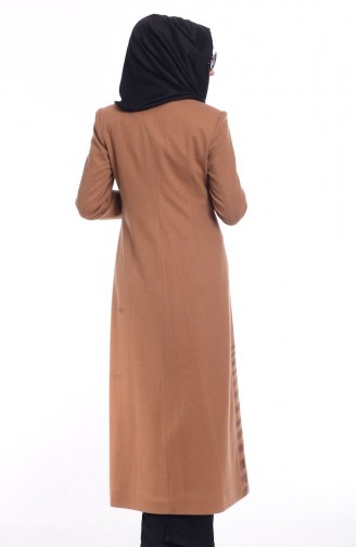 Şükran Hijab Cape aus Filz 35646-02 Kamel 35646-02