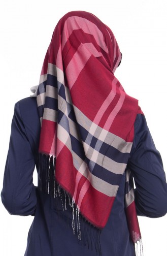 Châle Bleu Marine 04