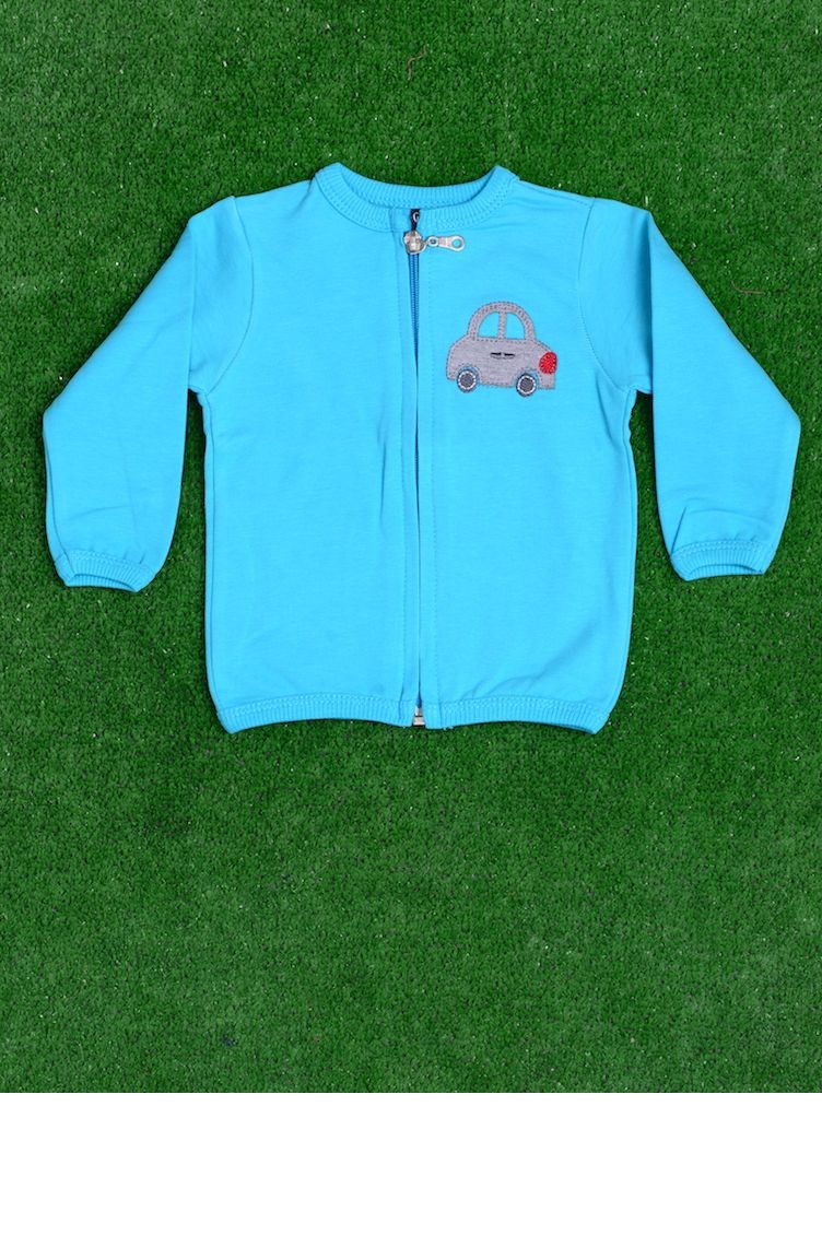 green baby coat