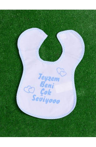 Bavoir Bébé Bleu 3565T-02