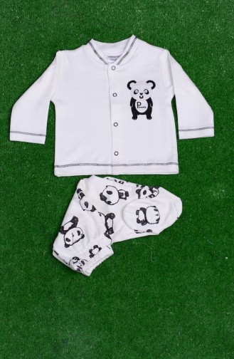 White Baby Textile 5438-10
