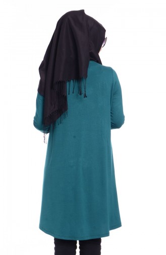 Tesettür Hamile Tunik 4121-08 Yeşil