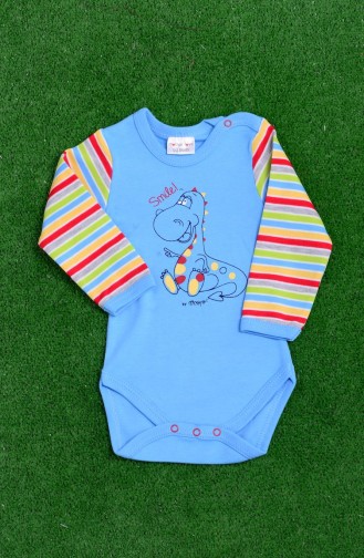 Mother Love Uzun Kol Body 5519-01 Mavi